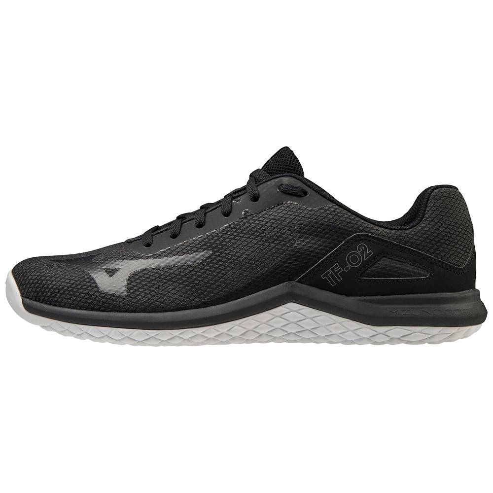 Mizuno Men's TF-02 Training Shoes Black/Grey (520009-TCU)